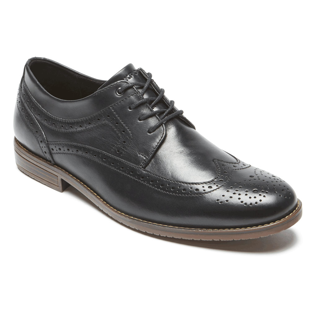 Oxfords Rockport Hombre Mexico - Style Purpose 3 Wingtip Negros - UJHTA3401